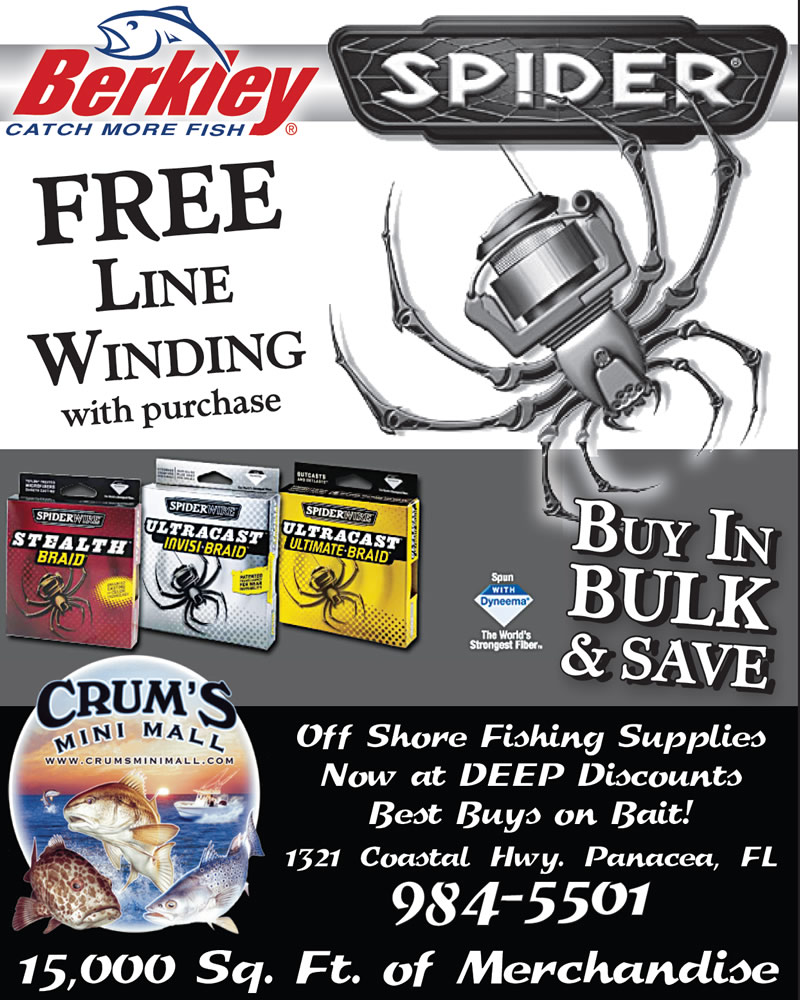 Crums Mini Mall, Panacea, Fishing supplies, Live bait, marine supplies